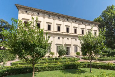Rome, İtalya - 23 Haziran 2017: Bina, Villa Farnesina, Trastavete bölgesinde Roma, İtalya