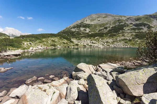 Sommerlandskapet Den Lange Sjøen Pirinfjellet Bulgaria – stockfoto