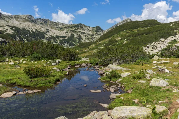 Summer Landscape Muratov Peak Mountain River Pirin Mountain Bulgaria — Stock Photo, Image