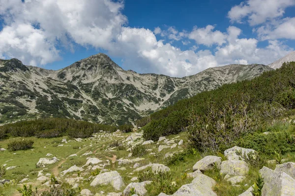 Pemandangan Musim Panas Yang Menakjubkan Dari Puncak Muratov Pegunungan Pirin — Stok Foto