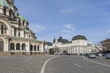 Sofya, Bulgaristan-7 Mart 2019: National Gallery for Foreign Art Quadrat 500, Sofya, Bulgaristan