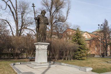 Sofya, Bulgaristan-7 Mart 2019: Bulgar Çar Anıtı, Sofya, Bulgaristan