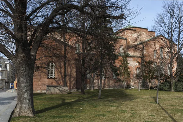 Sofia Bulgaria Marzo 2019 Increíble Vista Antigua Iglesia Santa Sofía — Foto de Stock