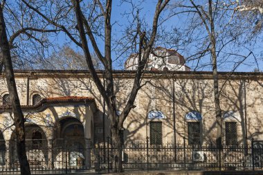 Plovdiv, Bulgaristan-10 Şubat 2019: katedral Kilisesi Kutsal Martyrs Marina (Margaret the Virgin), Plovdiv şehir, Bulgaristan