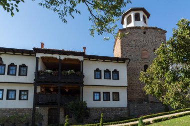 Lesnovo Manastırı, Kuzey Makedonya-21 Temmuz 2018: Kuzey Makedonya Cumhuriyeti, Lesnovo 'dan St. Archangel Michael ve St. Hermit Gabriel Ortodoks Lesnovo Manastırı