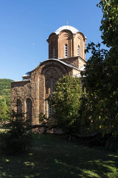 北马其顿莱斯诺沃修道院 2018年7月21日 圣大长迈克尔东正教莱斯诺沃修道院和北马其顿共和国莱斯诺沃圣隐士加布里埃尔 — 图库照片