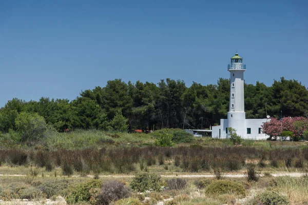 Famosa Spiaggia Possidi Capo Penisola Kassandra Calcidica Macedonia Centrale Grecia — Foto Stock