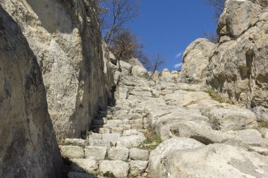 Antik sığınak şehri Perperikon harabeleri, Kardzhali bölgesi, Bulgaristan
