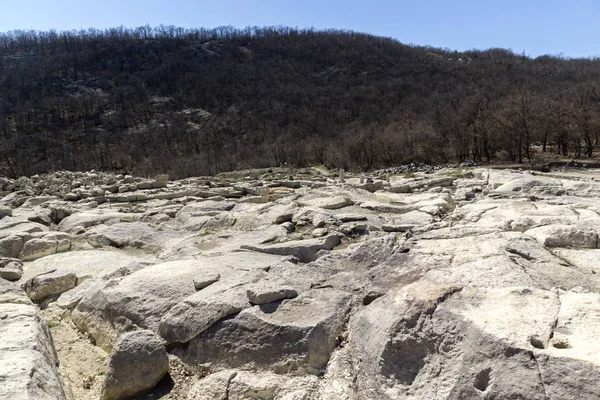 Ruinerna Forntida Fristad Staden Perperikon Kardzhali Region Bulgarien — Stockfoto