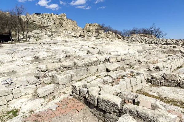 Ókori Szentélyben Perperikon Romjai Kardzhali Régió Bulgária — Stock Fotó