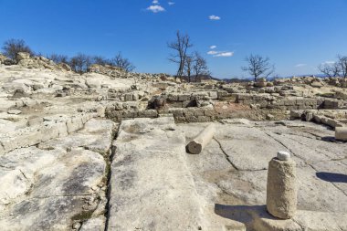 Antik sığınak şehri Perperikon harabeleri, Kardzhali bölgesi, Bulgaristan