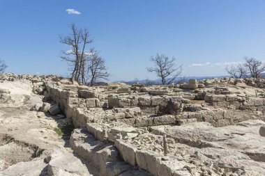 Antik sığınak şehri Perperikon harabeleri, Kardzhali bölgesi, Bulgaristan