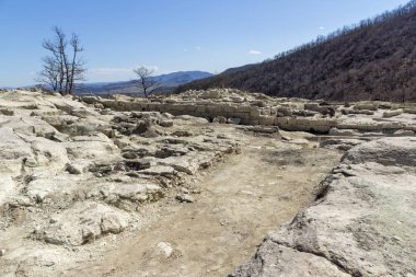 Antik sığınak şehri Perperikon harabeleri, Kardzhali bölgesi, Bulgaristan