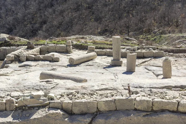 Ruinas Antigua Ciudad Santuario Perperikon Región Kardzhali Bulgaria — Foto de Stock