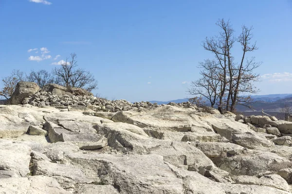 Ruiny Starożytnego Miasta Sanktuarium Perperikon Region Kardzhali Bułgaria — Zdjęcie stockowe