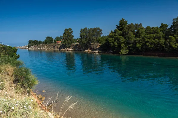 Nea Poteidaia Grecia Junio 2014 Vista Verano Ciudad Nea Poteidaia — Foto de Stock