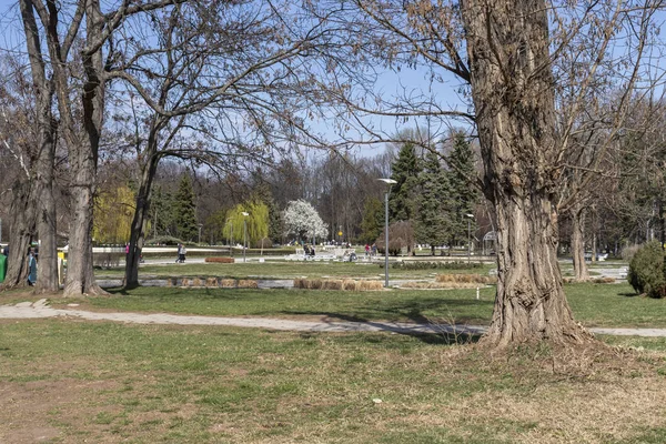 Sofia Bulgaria March 2019 Amazing Spring Landscape South Park City — Stock Photo, Image