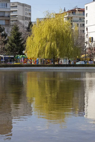 Sofia Bulgária Março 2019 Paisagem Primavera Incrível South Park Cidade — Fotografia de Stock