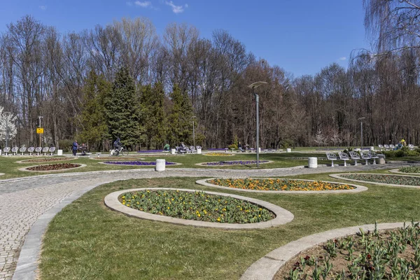 Sofia Bułgaria Marca 2019 Krajobraz Amazing Wiosna South Park Mieście — Zdjęcie stockowe