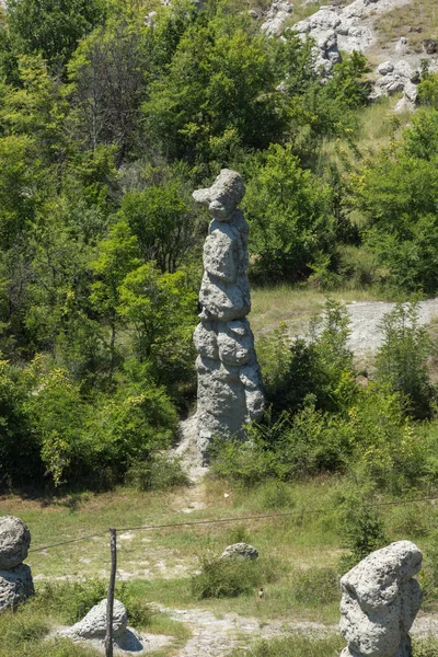 Vagga Bildande Stone Dockor Kukljica Nära Staden Kratovo Norra Makedonien — Stockfoto
