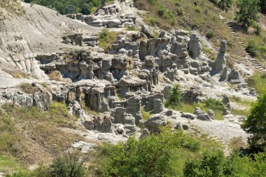 Oluşumu taş bebek Kukljica Kıratova şehir, Kuzey Makedonya Cumhuriyeti yakınındaki rock