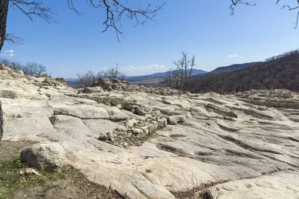 Ruiny Starożytnego Thracian Miasta Perperikon Region Kardzhali Bułgaria — Zdjęcie stockowe