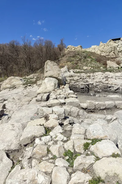 Ruinas Antigua Ciudad Tracia Perperikon Región Kardzhali Bulgaria — Foto de Stock