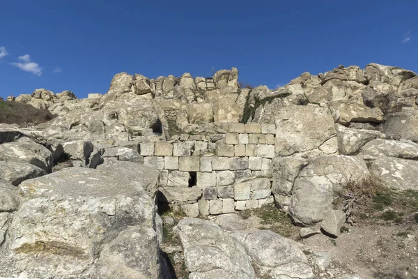 Ruinas Antigua Ciudad Tracia Perperikon Región Kardzhali Bulgaria — Foto de Stock