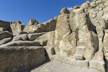 Antik Trakya şehri Perperikon harabeleri, Kardzhali bölgesi, Bulgaristan