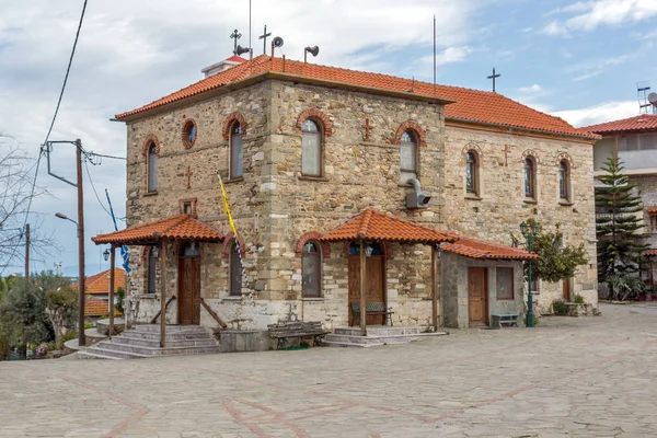 Ammouliani Griekenland April 2015 Stad Ammouliani Eiland Athos Chalkidiki Centraal — Stockfoto