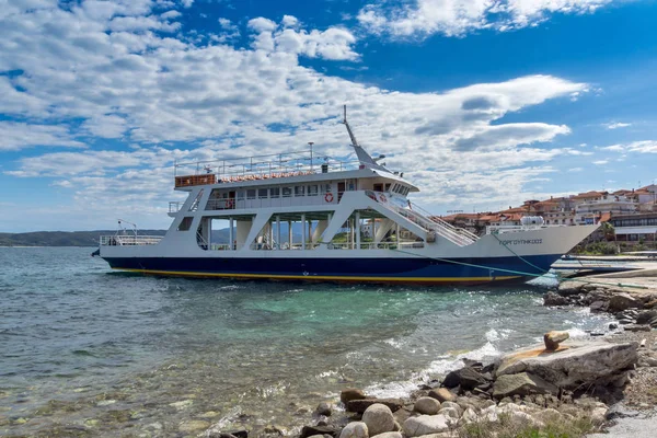 Ammouliani Griekenland April 2015 Stad Ammouliani Eiland Athos Chalkidiki Centraal — Stockfoto