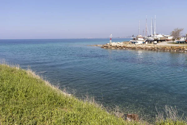 Nea Poteidaia Yunanistan Mart 2019 Nea Poteidaia Kıyı Şeridi Kassandra — Stok fotoğraf