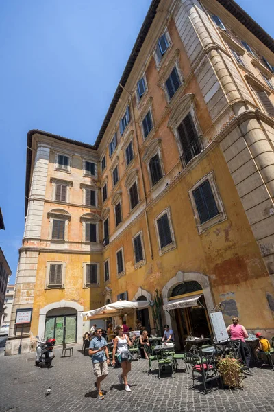 Rom Italien Juni 2017 Fantastisk Utsikt Över Piazza Pietra Staden — Stockfoto