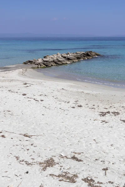 Vista Panorâmica Praia Recurso Kallithea Kassandra Chalkidiki Macedônia Central Grécia — Fotografia de Stock