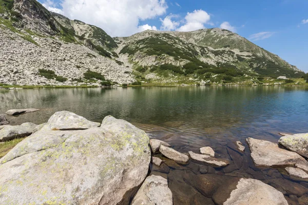 Paesaggio Estivo Del Lago Muratovo Hvoynato Pirin Mountain Bulgaria — Foto Stock