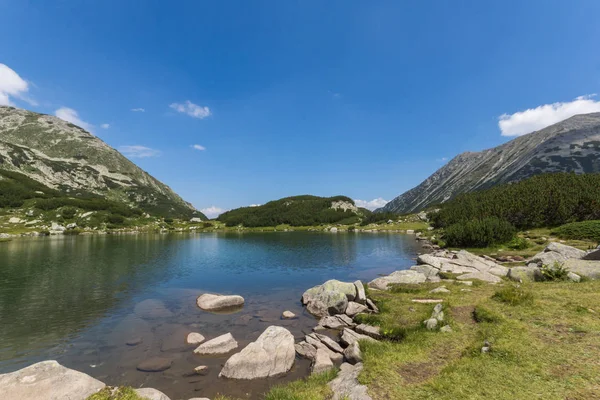Summer Landscape Muratovo Hvoynato Lake Pirin Mountain Bulgaria — Stock Photo, Image