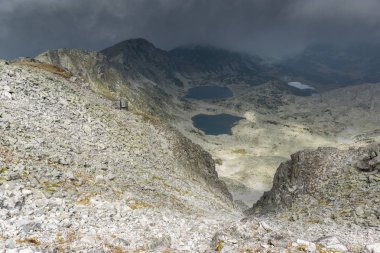Musala tepe, Rila Dağı, Bulgaristan üzerinden şaşırtıcı panorama