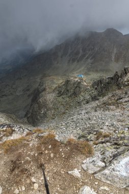 Musala tepe, Rila Dağı, Bulgaristan üzerinden şaşırtıcı panorama