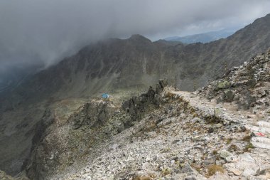 Musala tepe, Rila Dağı, Bulgaristan üzerinden şaşırtıcı panorama