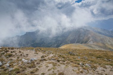 Musala tepe, Rila Dağı, Bulgaristan üzerinden şaşırtıcı panorama