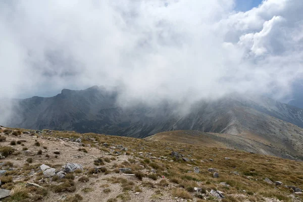 Panorama Incrível Musala Pico Montanha Rila Bulgária — Fotografia de Stock
