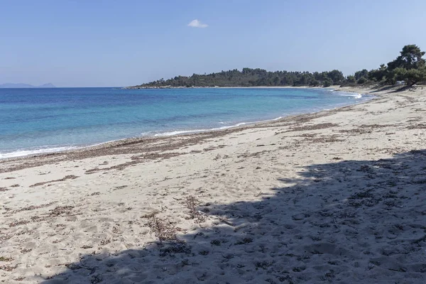 Vista Incrível Xenia Golden Beach Península Kassandra Chalkidiki Macedônia Central — Fotografia de Stock