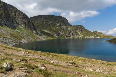 Rila göl, Rila Dağı, Bulgaristan 'da böbrek Gölü ile inanılmaz manzara