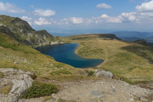 Rila Göl Rila Dağı Bulgaristan Böbrek Gölü Ile Inanılmaz Manzara — Stok fotoğraf