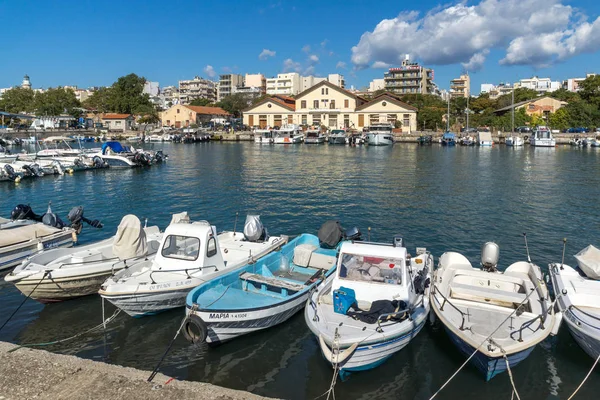 Alexandroupoli Grèce Septembre 2017 Vue Panoramique Port Alexandroupoli Macédoine Orientale — Photo