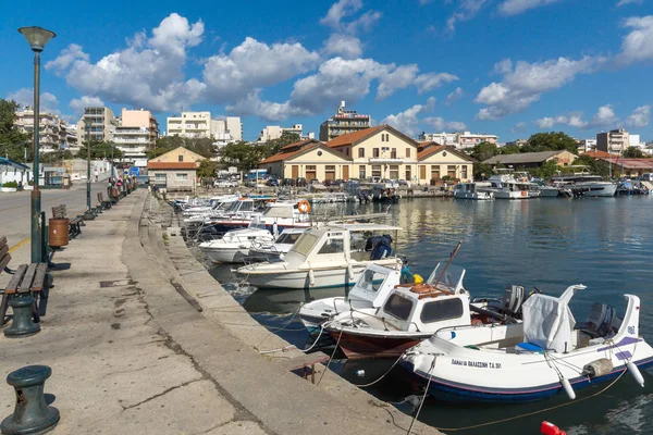 Alexandroupoli Grecia Septiembre 2017 Vista Panorámica Del Puerto Alexandroupoli Macedonia — Foto de Stock