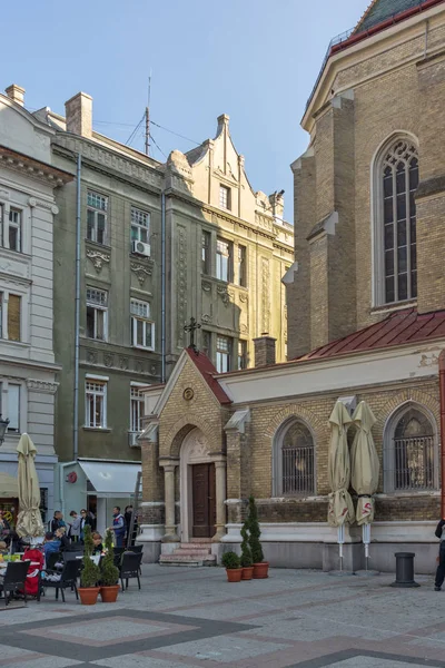 Novi Sad Vojvodina Serbia November 2018 Catholic Cathedral Name Mary — Stock Photo, Image