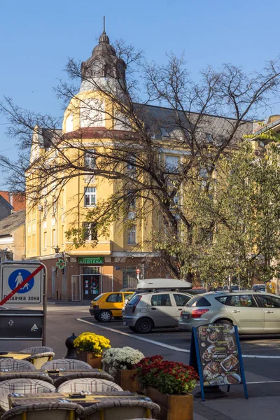 Nowy Sad Vojvodina Serbia Listopada 2018 Typowe Budynki Centrum Miasta — Zdjęcie stockowe