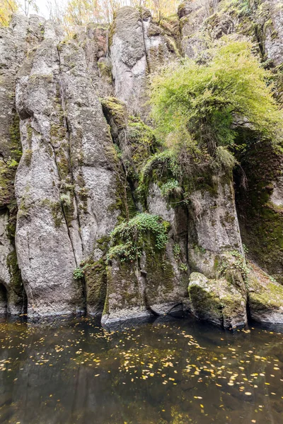 Increíble Vista Del Desfiladero Del Río Devin Montañas Rhodope Bulgaria — Foto de Stock