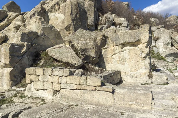 Ruínas Antiga Cidade Trácia Perperikon Região Kardzhali Bulgária — Fotografia de Stock